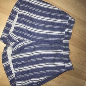 Hollister striped shorts. Super cute!! No stains.